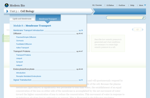 Our courses have a new look with a menu structure and search feature that make it easy to find what you’re looking for.