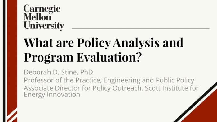Public Policy Analysis for Engineers