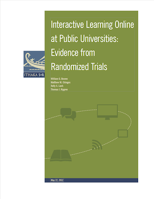 Interactive Learning Online at Public Universities: Evidence from Randomized Trials.